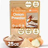 Lavendium, Premium 25oz Onion Powder, 100% Natural and Pure from Onion, Rich Flavor, Perfect for Cooking & Seasoning, No Additives, No Gluten, No Sugar, Vegan