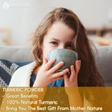 20oz (1.25 lbs) Turmeric Powder, 100% Natural & Pure, Ground, Seasoning Root Powder, No Additives, No Gluten, Vegan.
