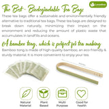 Lavendium, Premium Bitter Melon Fruit Tea Bags, 100% Natural and Pure, Hand-made, Made With Natural Materials-Corn Fiber Tea Bag, Sugar Free, Caffeine Free, Gluten Free, Vegan