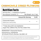 Lavendium, Premium Dried Chamomile Flowers – Whole Chamomile Flower, Premium Quality, 100% Natural & Pure, Naturally Caffeine-Free, No Additives or Preservatives, Plant-Based & Vegan