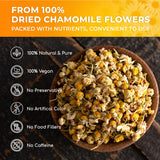 Lavendium, Premium Dried Chamomile Flowers – Whole Chamomile Flower, Premium Quality, 100% Natural & Pure, Naturally Caffeine-Free, No Additives or Preservatives, Plant-Based & Vegan