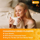 Lavendium, Premium Dried Chamomile Flowers – Whole Chamomile Flower, Premium Quality, 100% Natural & Pure, Naturally Caffeine-Free, No Additives or Preservatives, Plant-Based & Vegan