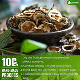 Lavendium, Premium 6oz Dehydrated Bitter Melon Slices, 100% Natural & Pure, No Additives or Preservatives, Non-GMO, Plant-Based & Vegan, Perfect for Tea & Cooking