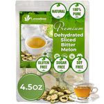 Lavendium, Premium 6oz Dehydrated Bitter Melon Slices, 100% Natural & Pure, No Additives or Preservatives, Non-GMO, Plant-Based & Vegan, Perfect for Tea & Cooking