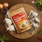 Lavendium, Premium Pho Spice Kit, 4.5oz Bag (Pack of 3), 100% Natural & Pure, No Preservatives, Gluten Free, Non-GMO, Vegan, Perfect for Beef Pho, Chicken Pho, Vegan Pho, Authentic Vietnamese Pho Bac