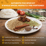 Lavendium, Premium Pho Spice Kit, 4.5oz Bag (Pack of 3), 100% Natural & Pure, No Preservatives, Gluten Free, Non-GMO, Vegan, Perfect for Beef Pho, Chicken Pho, Vegan Pho, Authentic Vietnamese Pho Bac