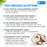 Lavendium, Unsweetened Fine Shredded Coconut, Macaroon Cut, 100% Natural & Pure Coconut Flakes, No Additives, No Preservatives, Perfect for Macaroons, Cakes, Cookies & Granola