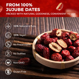 Lavendium, Dried Jujube Dates, 100% Natural & Pure Red Dates, No Additives or Preservatives, Non-GMO, Gluten-Free, Plant-Based & Vegan, Perfect for Snacking, Tea & Cooking