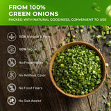 Lavendium, Dried Chopped Green Onions, 100% Natural & Pure Scallion Flakes, Non-GMO, No Preservatives, Gluten-Free, Plant-Based & Vegan, Perfect for Cooking, Salads & Garnish