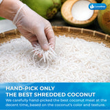 Lavendium, Unsweetened Fine Shredded Coconut, Macaroon Cut, 100% Natural & Pure Coconut Flakes, No Additives, No Preservatives, Perfect for Macaroons, Cakes, Cookies & Granola