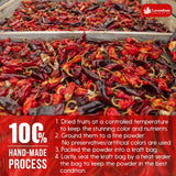 Lavendium, Premium 1.56 lbs Cayenne Pepper Powder– Pure Ground Red Pepper, Bold and Spicy Flavor