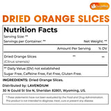 Lavendium, Premium Dried Orange Slices, 100% Natural & Pure, No Additives or Preservatives, Non-GMO, Plant-Based & Vegan, Perfect for Tea, Cocktails, Baking, Holiday Decorations & Crafts
