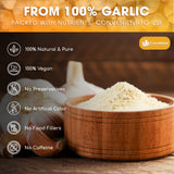 Lavendium, Premium 25oz Garlic Powder, 100% Natural and Pure from Garlic, Rich Flavor, Perfect for Cooking & Seasoning, No Additives, No Gluten, No Sugar, Vegan
