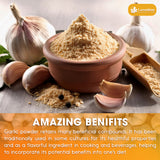 Lavendium, Premium 25oz Garlic Powder, 100% Natural and Pure from Garlic, Rich Flavor, Perfect for Cooking & Seasoning, No Additives, No Gluten, No Sugar, Vegan