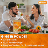 Lavendium, Premium 25oz (1.56 lbs) Ginger Powder – Ground Ginger Root – Pure, No Additives – Ideal for Cooking, Baking, Smoothies, and Spice Blends. No Sugar, No Caffeine, No Gluten, Vegan