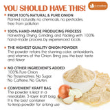 Lavendium, Premium 25oz Onion Powder, 100% Natural and Pure from Onion, Rich Flavor, Perfect for Cooking & Seasoning, No Additives, No Gluten, No Sugar, Vegan