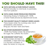 Lavendium, 4 oz Premium Dried Parsley Leaves – 100% Pure, Non-GMO, Gluten-Free, Vegan – Aromatic Culinary Herb for Cooking, Garnish, and Seasoning – No Additives or Preservatives – Resealable Bag