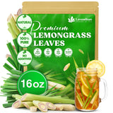 Lavendium, Dried Lemongrass Tea Leaves, 100% Natural & Pure Lemongrass Herb, No Additives or Preservatives, Non-GMO, Plant-Based & Vegan, Perfect for Herbal Tea & Infusions