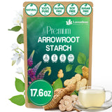 Lavendium, Premium Arrowroot Starch Powder – Resealable Bag, Gluten-Free, Non-GMO, Premium Plant-Based Thickener for Cooking, Baking & Frying, No Sugar, No Caffeine, Vegan