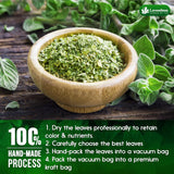 Lavendium, Premium 8 oz Dried Oregano Leaves – 100% Pure, Non-GMO, Gluten-Free, Vegan – Aromatic Herb for Cooking, Seasoning, Sauces, and Pizza – No Additives – Resealable Bag